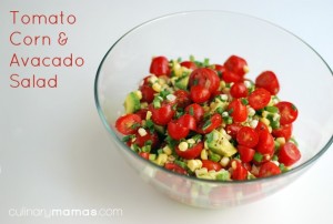 Tomato Corn Avacado Salad