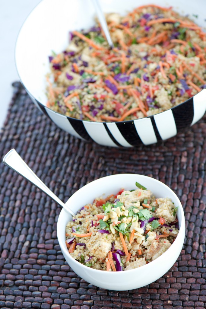 Asian inspired quinoa salad