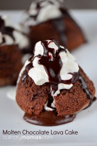 Molten Chocolate Lava Cakes pinterest