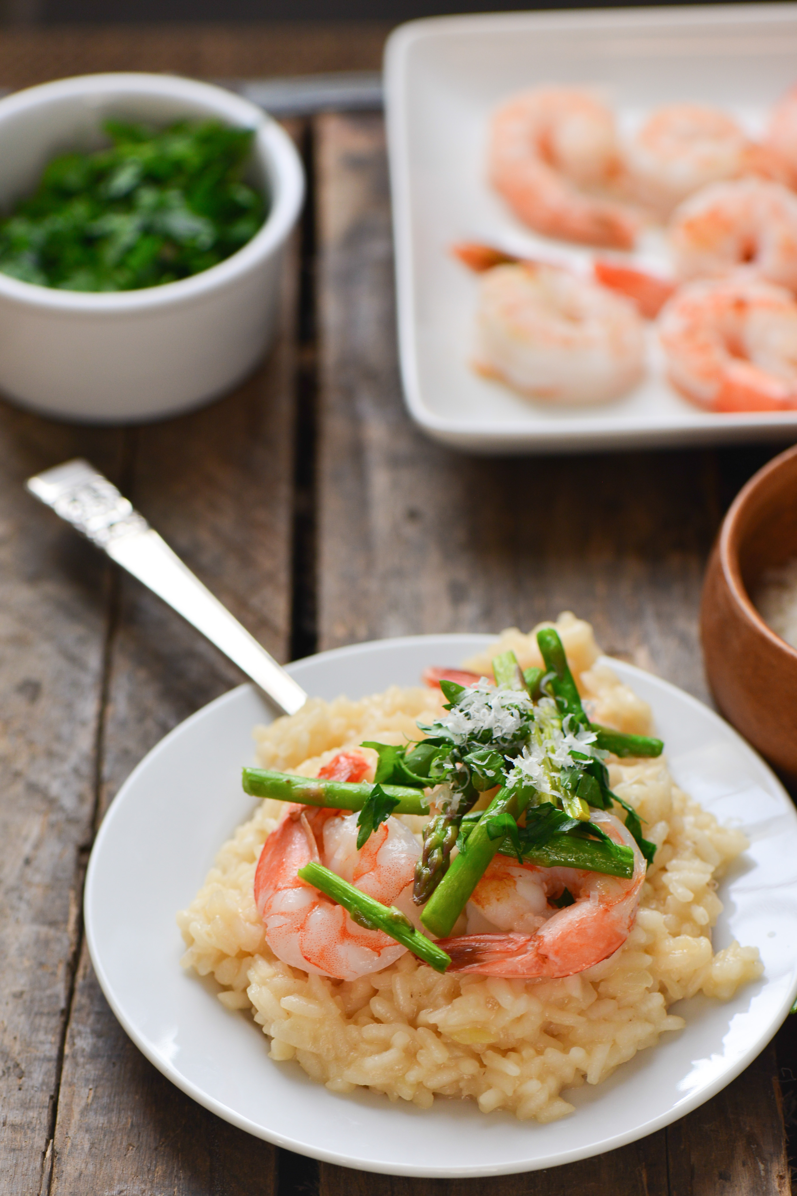 Shrimp and Asparagus Risotto - Culinary Mamas