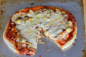 red pepper asparagus pizza  (1 of 1)