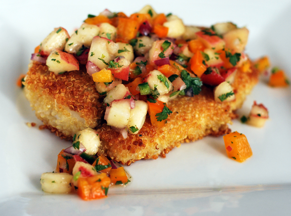 Quinoa Crusted Cod Culinary Mamas
