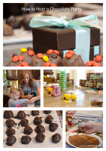 How to Host a Chocolate Party pinterest