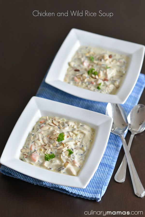 Simple Creamy Chicken and Wild Rice Soup - Mel's Kitchen Cafe