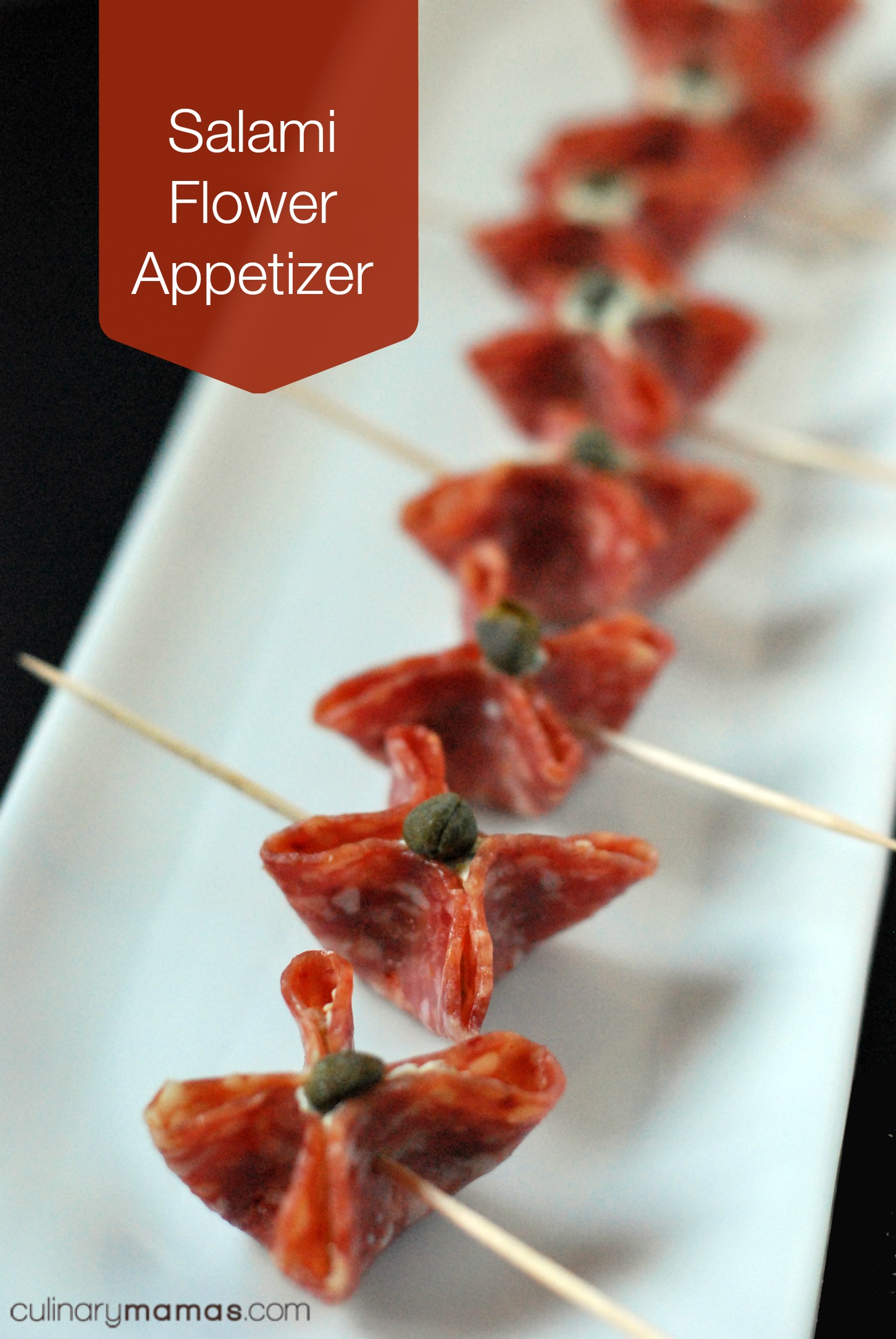 Salami Flower Appetizer Culinary Mamas